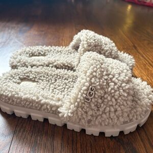 UGG Furry Slides NEW